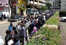 Kenyans Queue To Vote In Landmark Elections