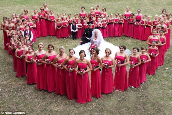 PHOTOS: I Got Married With 80 Bridesmaids