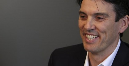Associated Press/Mary Altaffer - In this Friday, April 22 2011 photo, AOL CEO Tim Armstrong speaks during an interview with The Associated Press at AOL headquarters in New York.