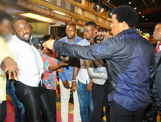 VIDEO: Jim Iyke Delivered Of Witchcraft Spirit At TB Joshua’s Church