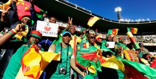 Getty Image: Cameroon Fans Celebrates World Cup Berth in Yaounde.