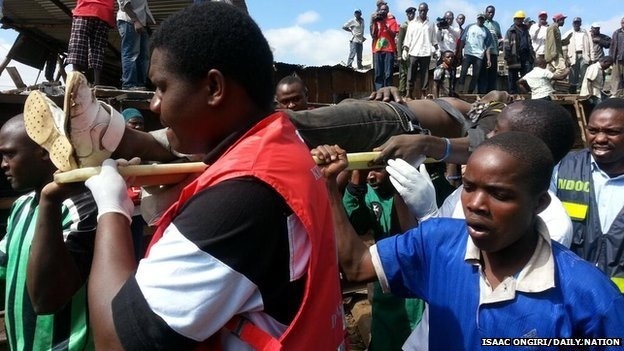 Kenya train crashes into homes in Nairobi’s Kibera slum