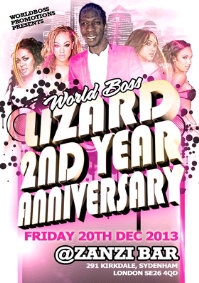 Event: World Boss Lizard 2nd Year Anniversary @dancehallbizuk [20th December 2013]