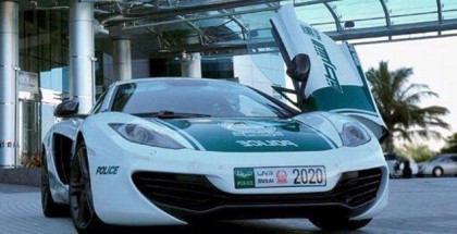 State-of-the-art: Dubai Police have added a McLaren MP4-12C to their fleet in a bid to outrun criminals