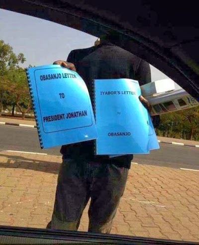 Obasanjo and Iyabo’s letters on sale: who wan buy? Lol