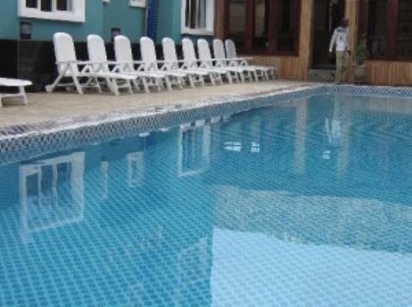 Pool water contains a certain amount of Human waste
