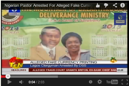Video: Pastor Caught Printing Fake Naira Notes Cries, Blames The Devil
