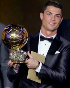 Ronaldo wins second Ballon d’Or