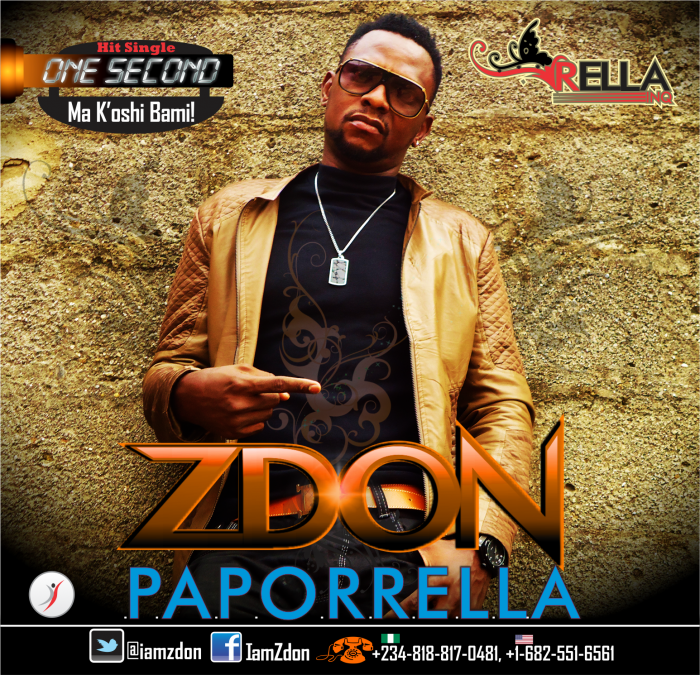Music: Zdon Paporrella – One second (Ma k’oshi bami) @Iamzdon, @evaezi1