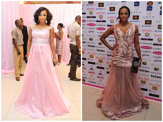 Linda Ikeji, Fade Ogunro,Toke Makinwa Make The Worst Dressed List Of Celebrities At The 2014 Genevieve Pink Ball [by 360nobs]