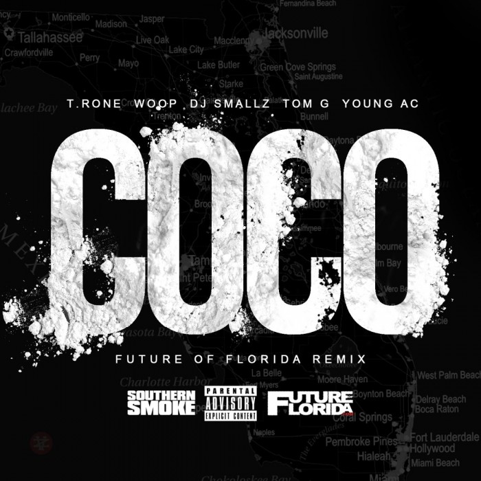 #Music: DJ Smallz Feat. T.Rone, Woop, Tom G, Young AC – “CoCo” [Future of Florida Remix]