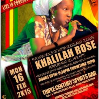 #Music #Jamaica #Nigeria – Khalilah Rose, preaching peace through free shows [@khalilahrose]