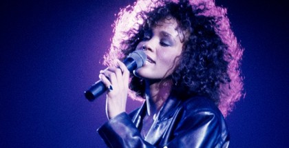 Whitney Houston performs at the Wembley Arena in London in 1988
AP