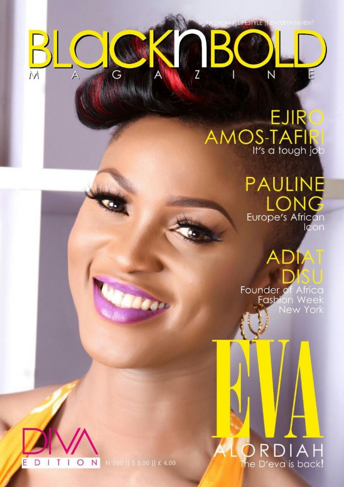 #Lifestyle: Eva Alordiah covers the Diva Edition of BlackNBold Magazine [@EvaAlordiah]