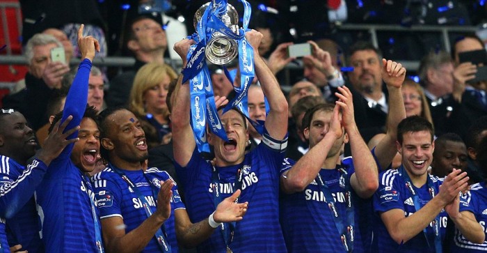 Chelsea 2-0 Tottenham: John Terry strike and Kyle Walker’s own goal win Capital One Cup for Blues as boss Jose Mourinho collects first trophy of second spell at Wembley