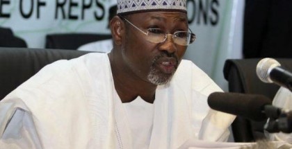 Attahiru Jega, chairman of Nigeria's Independent National Electoral Commission, speaks at a news conference in the country's capital city of Abuja. Reuters