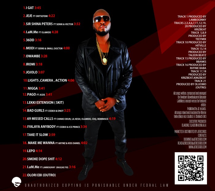 #Music Jahbless Releases Artwork/Tracklist For “Iamme” Album (@jahblessmee)
