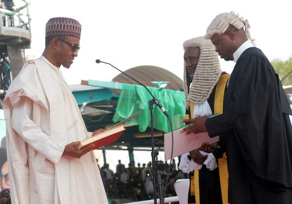 PIC.1. SWEARING-IN OF THE NEW PRESIDENT IN  ABUJA